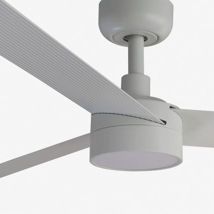 FARO 34290WT1S - LED-dimmbar takfläkt CRUISER L LED/18W/230V 2700/3000/4000K Ø 132 cm vit Wi‑Fi Tuya + fjärrkontroll