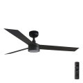 FARO 34291-1TW - LED-dimbar takfläkt CRUISER LED/20W/230V 2700/3000/4000K Ø 132 cm svart + fjärrkontroll