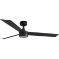 FARO 34291WT1S - LED-dimmbar takfläkt CRUISER L LED/18W/230V 2700/3000/4000K Ø 132 cm svart Wi-Fi Tuya + fjärrkontroll