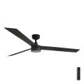 FARO 34293-1TW - Dimmbar LED-takfläkt CRUISER XL LED/18W/230V 2700/3000/4000K Ø 160 cm svart + fjärrkontroll