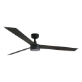 FARO 34293WT1S - Dimbart takfläkt CRUISER XL med LED, 18 W, 230 V, 2700/3000/4000 K, Ø 160 cm, svart, Wi-Fi Tuya + fjärrkontroll