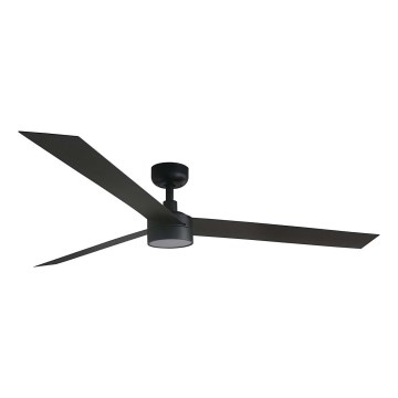 FARO 34293WT1S - LED-dimmbar takfläkt CRUISER XL LED/18W/230V 2700/3000/4000K Ø 160 cm svart Wi‑Fi Tuya + fjärrkontroll