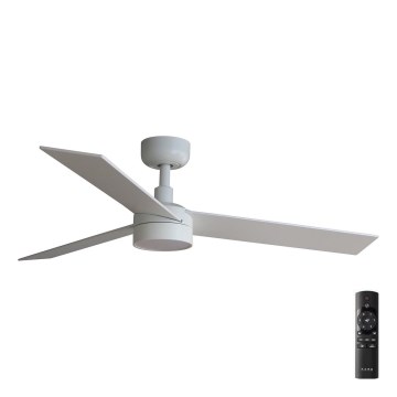 FARO 34295-1TW - LED dimbar takfläkt RUDDER S LED/18W/230V 2700/4000/6500K Ø 106 cm vit + fjärrkontroll