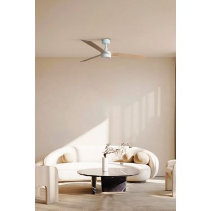 FARO 34297-1TW - LED-dimmbar takfläkt RUDDER L LED/20W/230V 2700/3000/4000K Ø 132 cm + fjärrkontroll