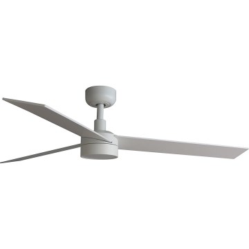 FARO 34297WT1S - Dimbart LED-takfläkt RUDDER L LED/18W/230V 2700/3000/4000K Ø 132 cm beige/vit Wi-Fi Tuya + fjärrkontroll