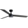 FARO 34298WT-1TW - LED Dimbar takfläkt RUDDER L LED/18W/230V 2700/4350/6000K svart diameter 132 cm Wi-Fi Tuya + fjärrkontroll