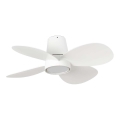 FARO 34315SWT - Dimmbar LED-takfläkt KLOVER S LED/20W/230V 2700/3000/4000K Ø 80 cm vit Wi-Fi Tuya + fjärrkontroll