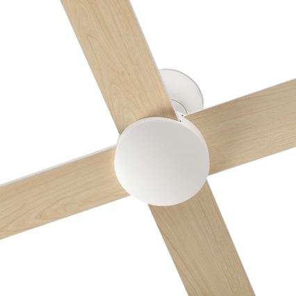 FARO 34355 - Takfläkt RUDDER L beige/vit diameter 132 cm + fjärrkontroll