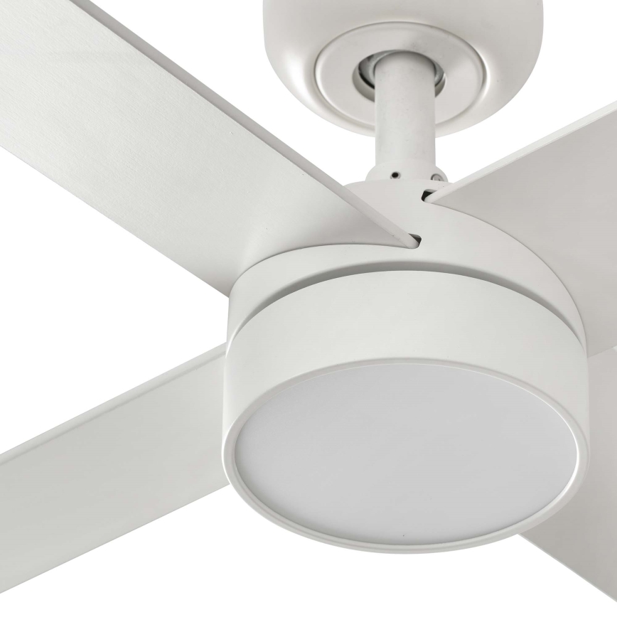 FARO 34355WT-1TW - LED-dimmbar takfläkt RUDDER L LED/18W/230V 2700/3000/4000K vit/beige Ø 132 cm Wi-Fi Tuya + fjärrkontroll