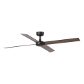 FARO 34356 - Takfläkt RUDDER L brun/svart diameter 132 cm + fjärrkontroll