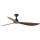 FARO 34362 - Takfläkt OUTWOOD L brun/svart diameter 150 cm IP44 + fjärrkontroll