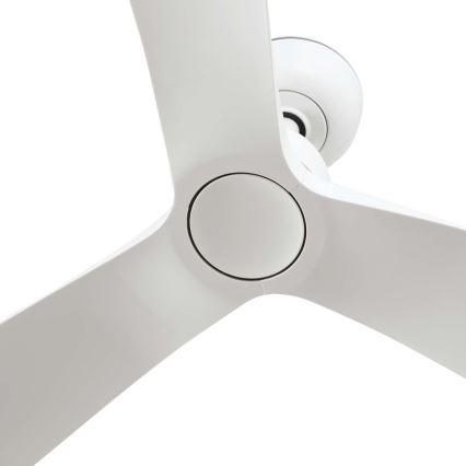FARO 34363WT - Takfläkt OUTWOOD L vit Ø 150 cm Wi-Fi Tuya IP44 + fjärrkontroll