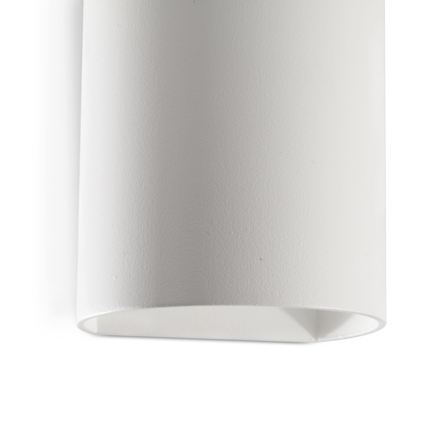 FARO 40522 - Vägglampa SOLE 1xGU10/8W/230V vit rund