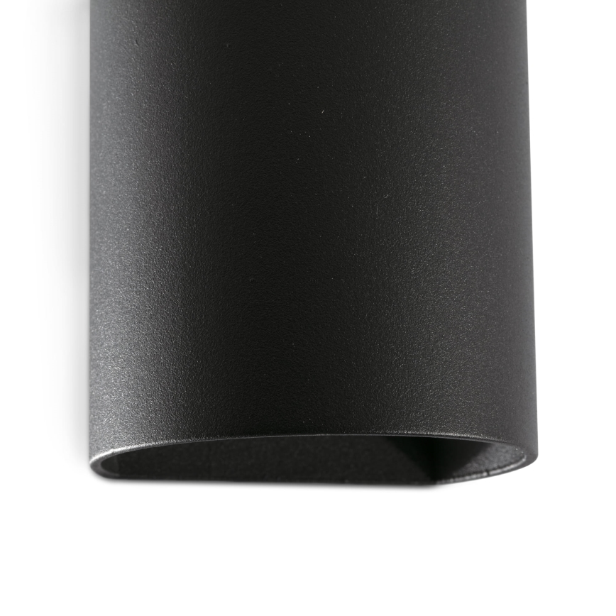 FARO 40523 - Vägglampa SOLE 1xGU10/8W/230V svart rund