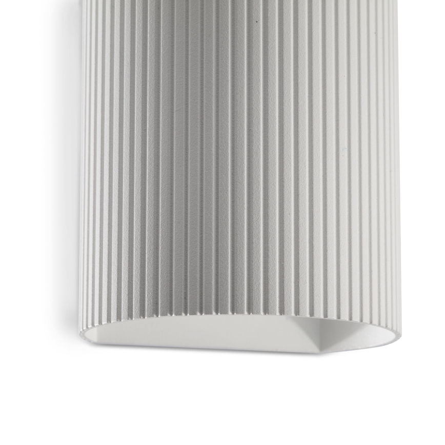 FARO 40526 - Vägglampa SOLE 1xGU10/8W/230V vit vågformad rund