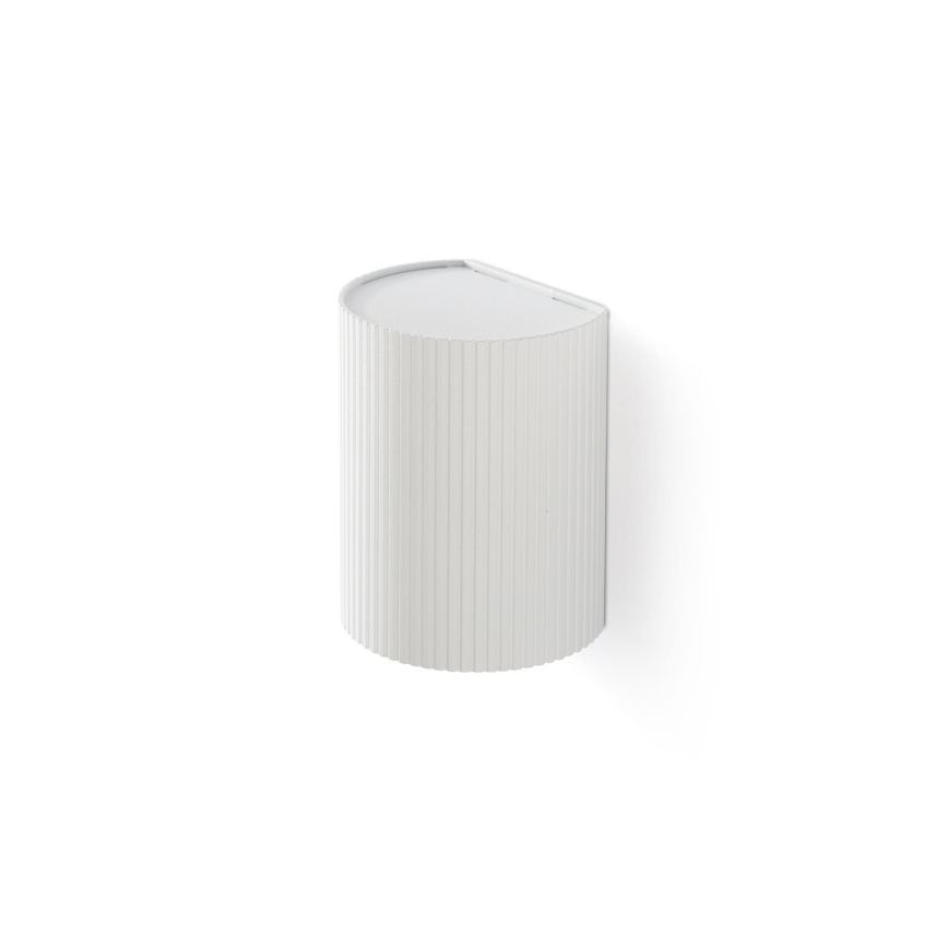 FARO 40526 - Vägglampa SOLE 1xGU10/8W/230V vit vågformad rund