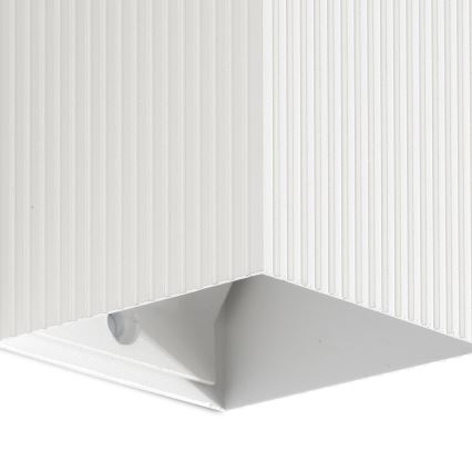 FARO 40534 - Vägglampa SOLE 1xGU10/8W/230V vit vågformad vinklat