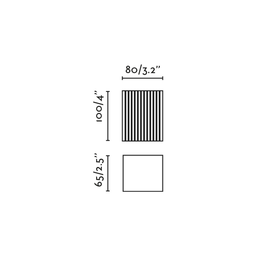 FARO 40534 - Vägglampa SOLE 1xGU10/8W/230V vit vågformad vinklat