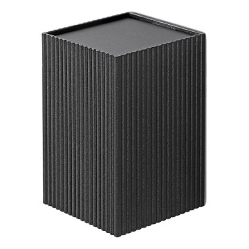 FARO 40535 - Vägglampa SOLE 1xGU10/8W/230V svart vågformad vinklat