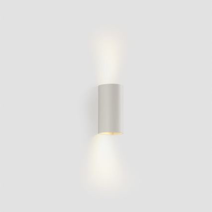 FARO 40538 - Vägglampa SOLE 2xGU10/8W/230V vit rund