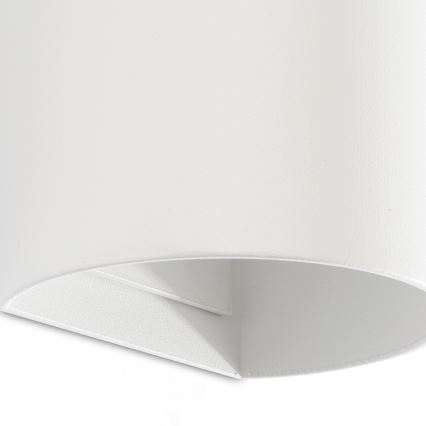 FARO 40538 - Vägglampa SOLE 2xGU10/8W/230V vit rund