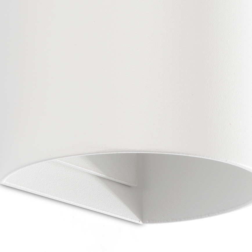 FARO 40538 - Vägglampa SOLE 2xGU10/8W/230V vit rund