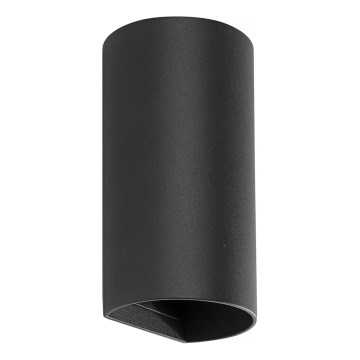 FARO 40539 - Vägglampa SOLE 2xGU10/8W/230V svart rund