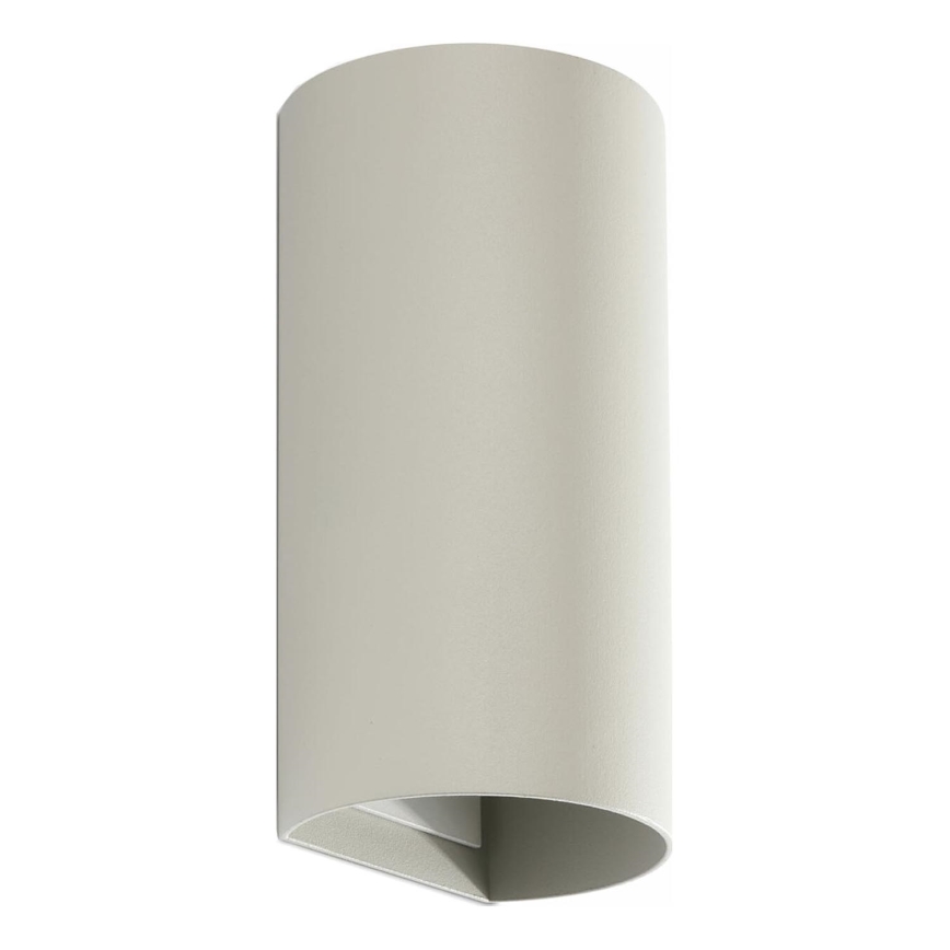 FARO 40540 - Vägglampa SOLE 2xGU10/8W/230V grå rund