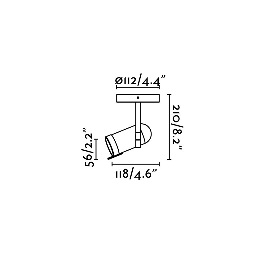 Faro 43529 - Spotlight ORLEANS 1xGU10/8W/230V vit