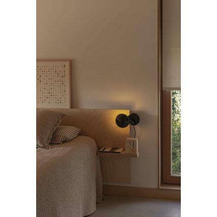 FARO 56100 - Bordslampa med klämma 2-i-1 BELA 1xE27/15W/230V svart