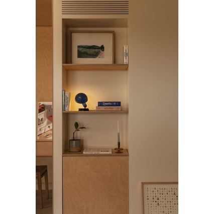 FARO 56102 - Bordslampa med klämma 2i1 BELA 1xE27/15W/230V blå