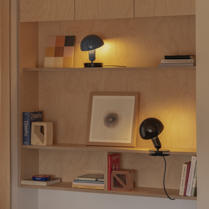 FARO 56102 - Bordslampa med klämma 2i1 BELA 1xE27/15W/230V blå