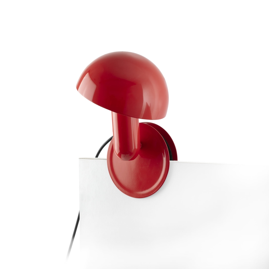 FARO 56103 - Bordslampa med klämma 2i1 BELA 1xE27/15W/230V röd