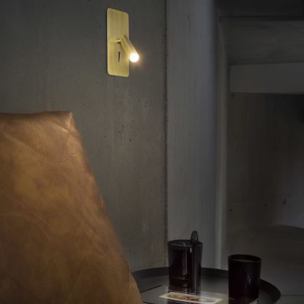 FARO 62114 - LED vägg spotlight  SUAU LED/3W/230V gyllene 