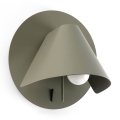 FARO 62356 - Väggspotlampa NOON 1xE27/15W/230V, khaki