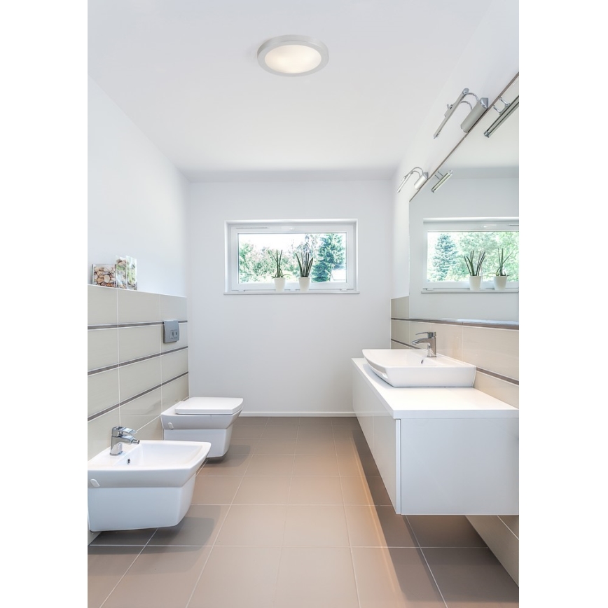 FARO 62980 - Badrumsbelysning tak LOGOS-1 1xE27/20W/230V IP44