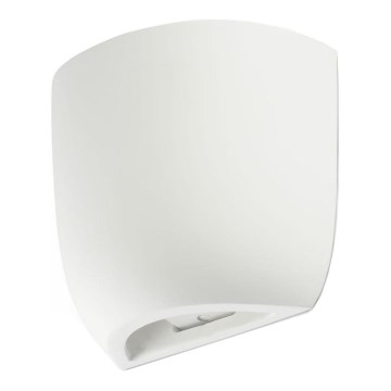 FARO 63428 - Vägglampa KAPPU 1xE14/7W/230V 15,8x15 cm vit