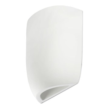 FARO 63429 - Vägglampa KAPPU 1xE14/7W/230V 25x15 cm vit