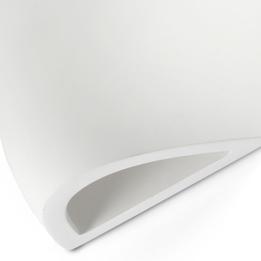 FARO 63429 - Vägglampa KAPPU 1xE14/7W/230V 25x15 cm vit