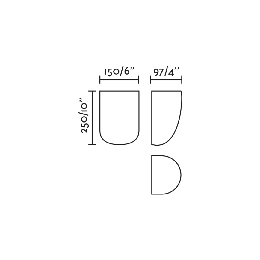 FARO 63429 - Vägglampa KAPPU 1xE14/7W/230V 25x15 cm vit