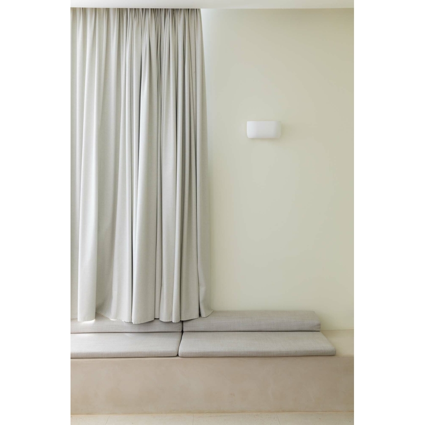 FARO 63430 - Vägglampa KAPPU 2xE14/7W/230V 16,8x30 cm vit