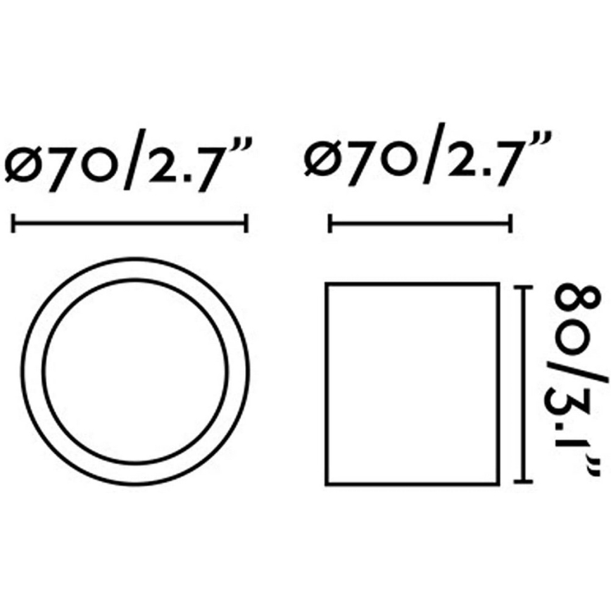 Faro 64206 - LED Spotlight HARU LED/6W/230V vit