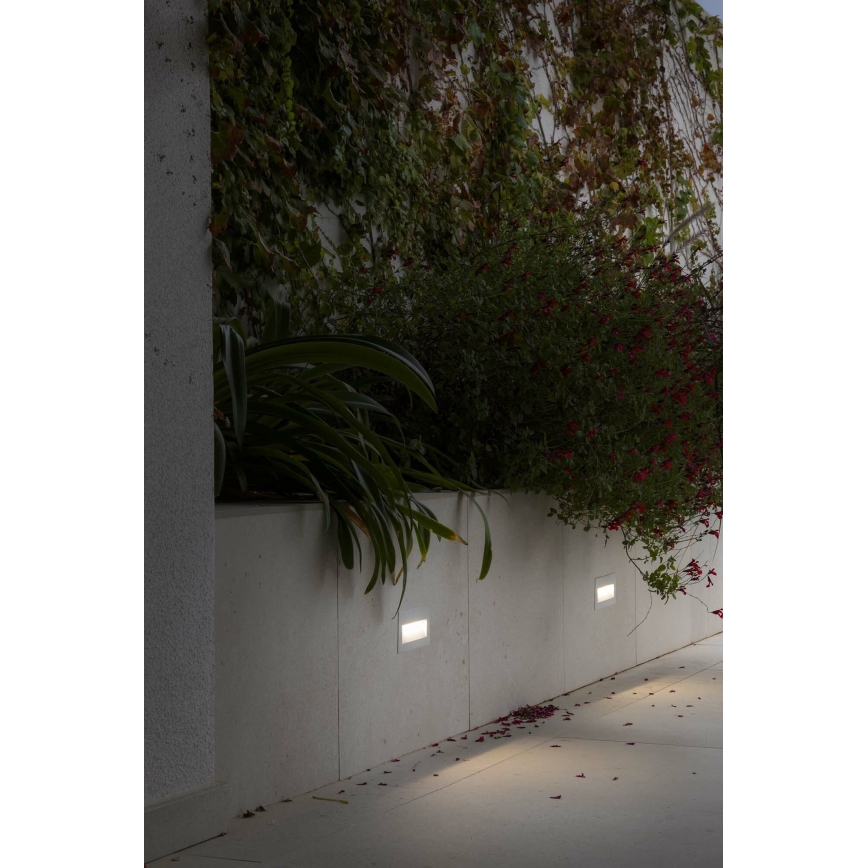 FARO 70288 - LED Inbyggnadsarmatur MANI LED/5W/230V 2200/2700/3200/4000K IK07 IP65 vit