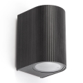 FARO 70322 - Utomhusvägglampa ESTELA 1xGU10/5W/230V IP65 svart