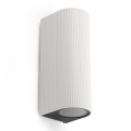 FARO 70328 - Utomhusvägglampa ESTELA 2xGU10/5W/230V IP65 vit