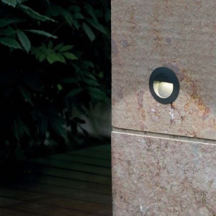 FARO 70403 - LED Utomhus Väggbelysning MINI RACING LED/1,2W/230V IP44