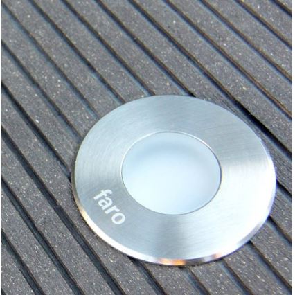 FARO 70459N - LED Utomhus Infartsbelysning CROSBY LED/2W/230V IP67