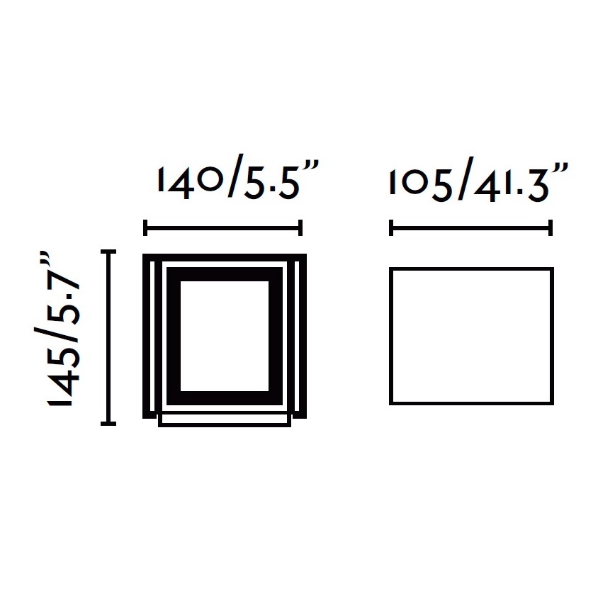 FARO 70637 - LED Utomhus Väggbelysning OLAN 2xLED/3W/230V IP54
