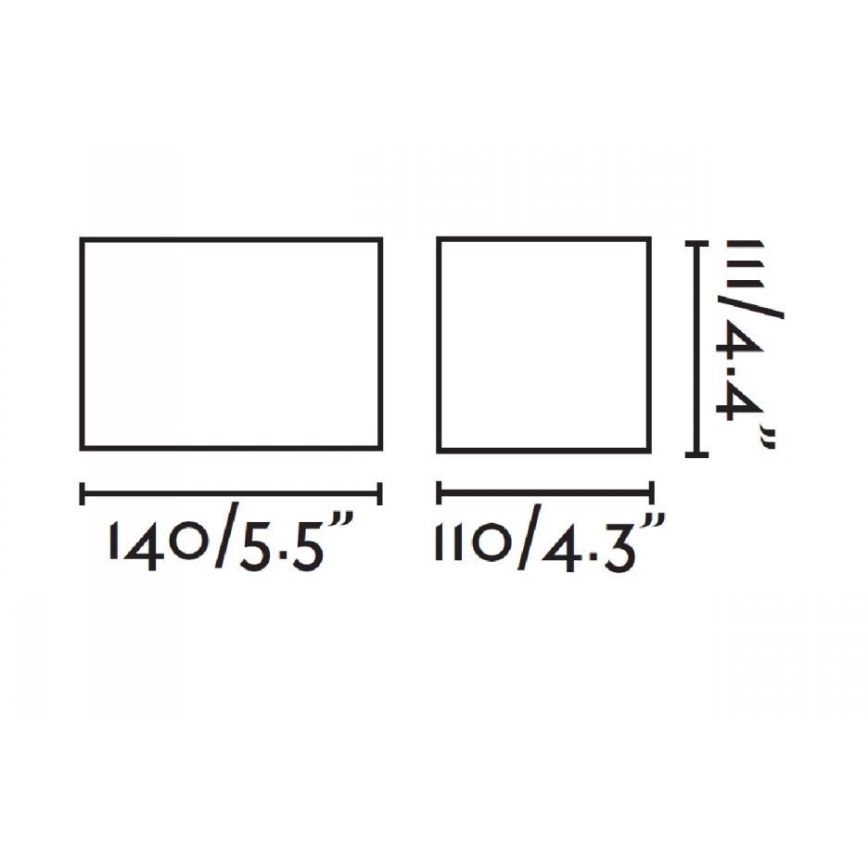 FARO 70687 - LED Utomhus Väggbelysning SUNSET 2xLED/3W/230V IP54