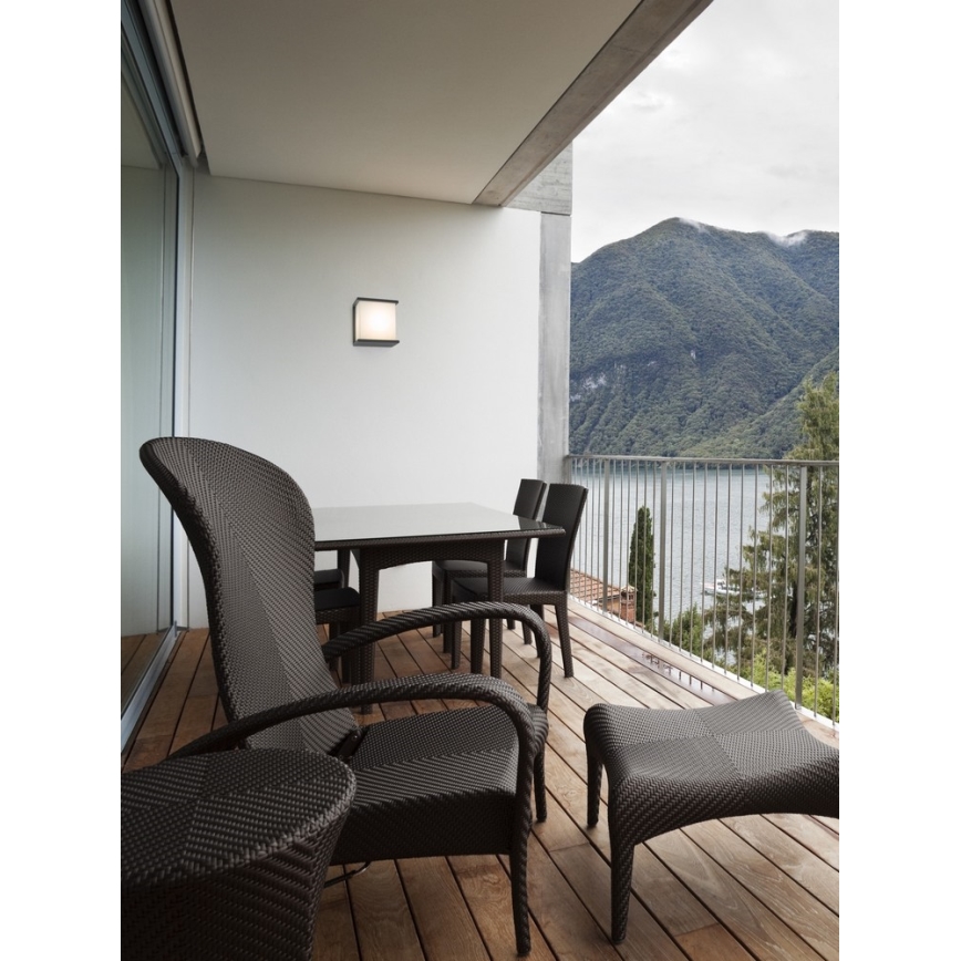 FARO 70689 - Utomhus Väggbelysning KUBICK 1xE27/60W/100-240V IP44